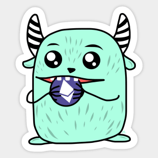 Ethereum Monster Sticker